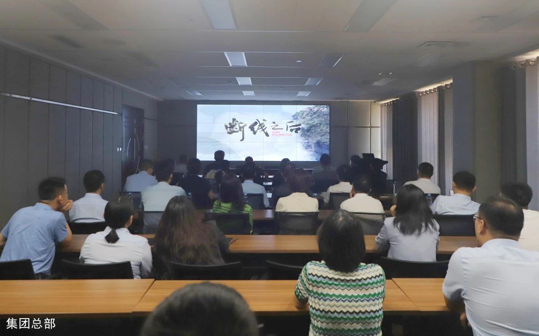 賡續(xù)紅色精神 汲取奮進力量——水發(fā)水控組織開展黨史題材電影《斷線之后》觀影活動